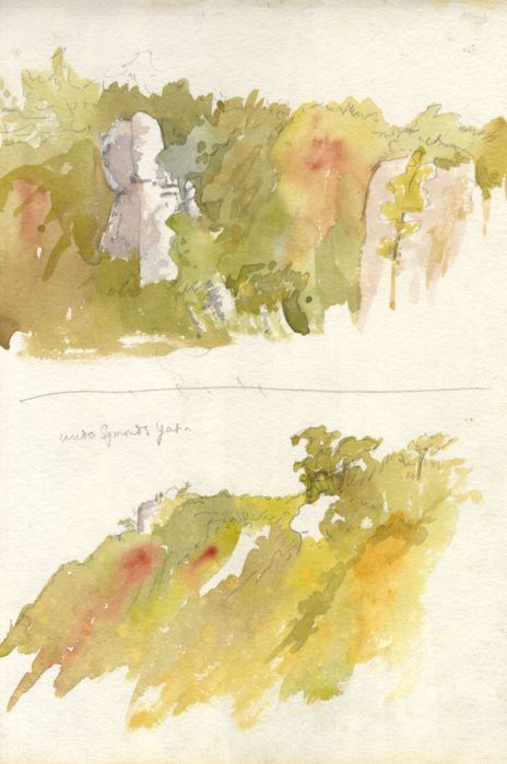 Austin Blomfield - 1934 Watercolour, Saundersfoot Bay