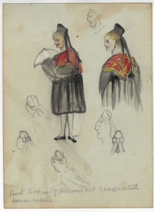Archive of Sir Reginald Blomfield RA - Pair of Watercolours, Bauberg & Brittany