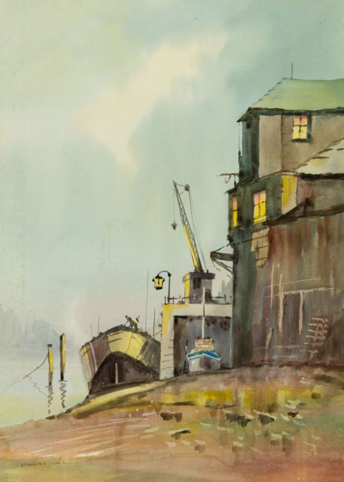 Sydney Vale FRSA - Large Mid 20th Century Watercolour, Harbourside