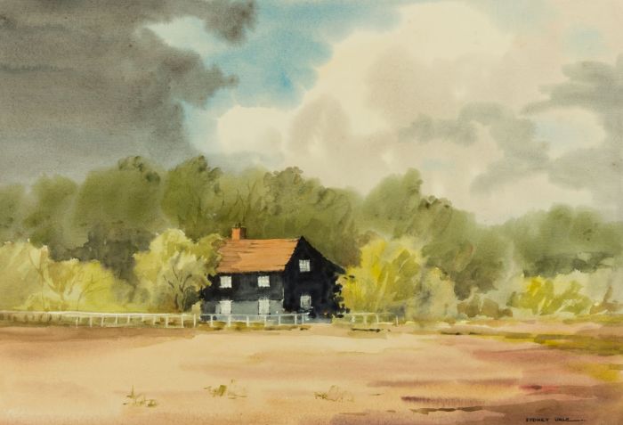 Sydney Vale FRSA - Large Mid 20th Century Watercolour, House in a Landscape