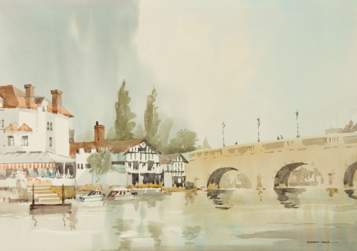 Sydney Vale FRSA - Mid 20th Century Watercolour, Riviera Hotel Maidenhead