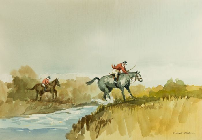 Sydney Vale FRSA - Mid 20th Century Watercolour, The Hunt