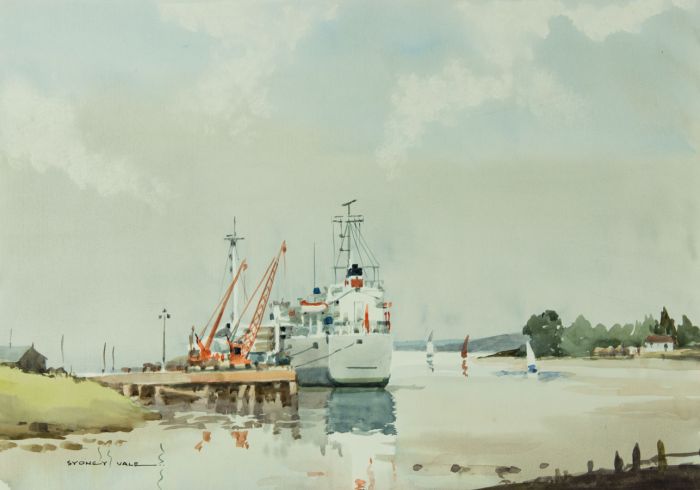 Sydney Vale FRSA - Mid 20th Century Watercolour, Kapitan Voolem' Baltic Port