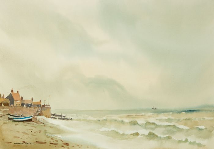 Sydney Vale FRSA - Mid 20th Century Watercolour, Sheringham Seascape, Norfolk