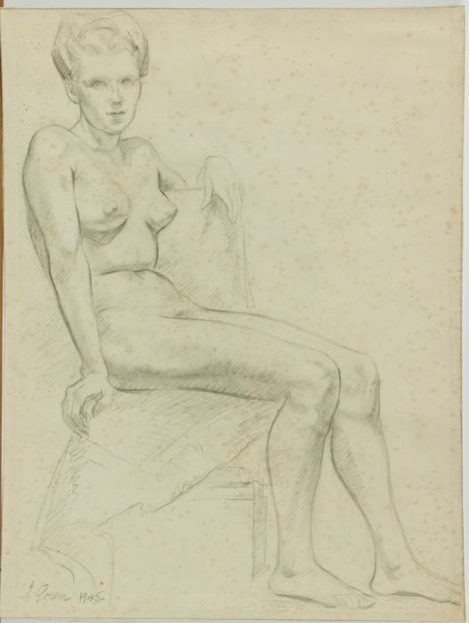 Ian W. Green - Set of 3 Mid 20th Century Graphite Drawing, Figure Studies