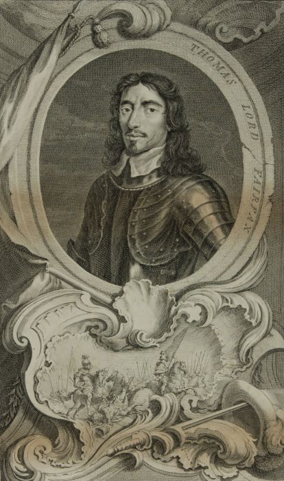 Jacobus Houbraken - 1738 Engraving, Thomas Lord Fairfax