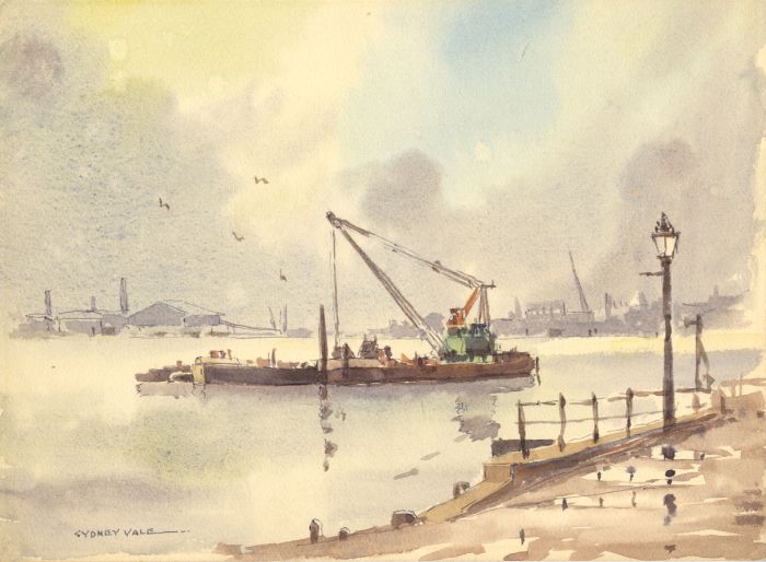 Sydney Vale FRSA - Mid 20th Century Watercolour, Bugsby's Reach