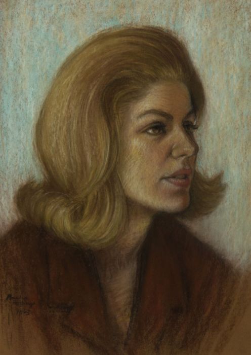 John Charles Rogers RIBA - 1963 Pastel, Amelia Hastings