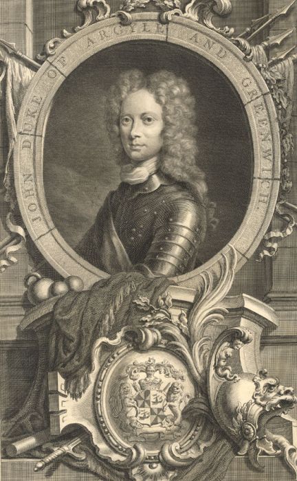 Jacobus Houbraken - 1735 Engraving, John Duke of Argyle and Greenwich