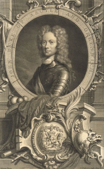 Jacobus Houbraken - 1735 Engraving, John Duke of Argyle and Greenwich
