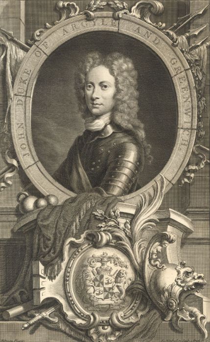Jacobus Houbraken - 1735 Engraving, John Duke of Argyle and Greenwich