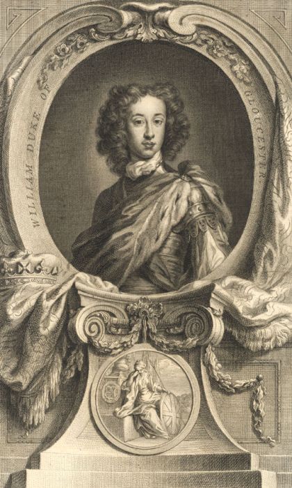 Jacobus Houbraken - 1745 Engraving, Portrait of William Duke of Gloucester