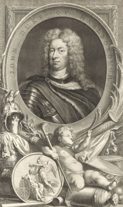 Jacobus Houbraken - 1745 Engraving, Portrait of John Duke of Marlborough