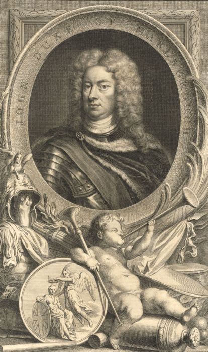 Jacobus Houbraken - 1745 Engraving, Portrait of John Duke of Marlborough