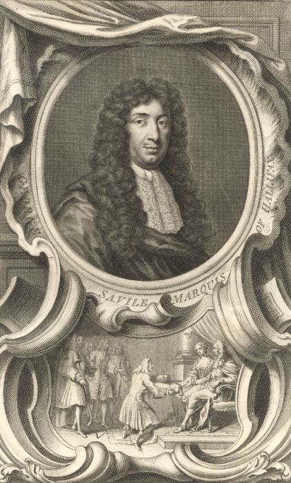 Jacobus Houbraken - 1740 Engraving, Savile Marquis of Halifax