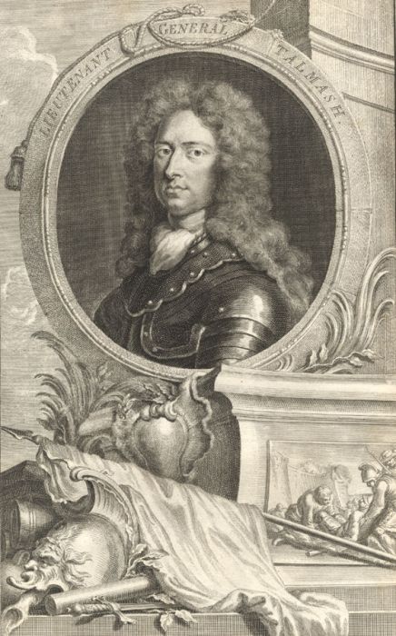 Jacobus Houbraken - 18th Century Engraving, Lieutenant General Talmash