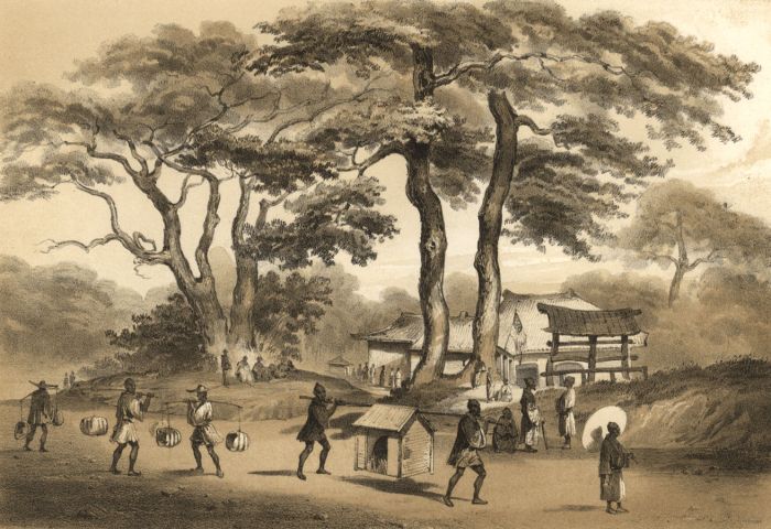 Wilhelm Heine - 1856 Lithograph, Tshan-Di-Coo-Sah Lew-Chew