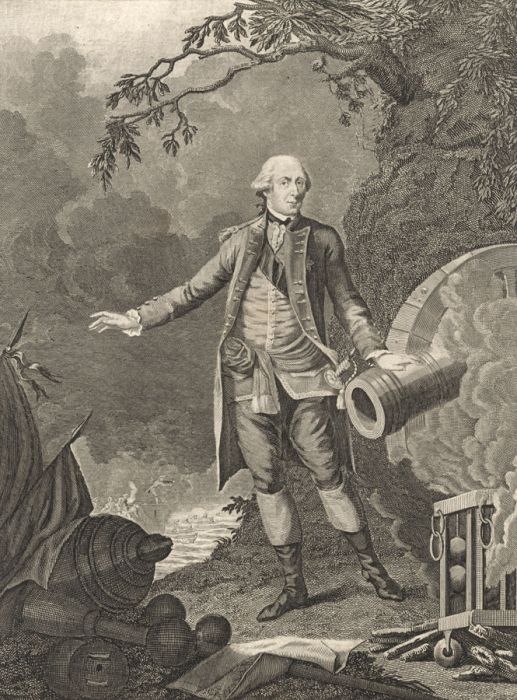 After Pierre De Glimes - 1793 Engraving, Portrait of General Sir George Elliott