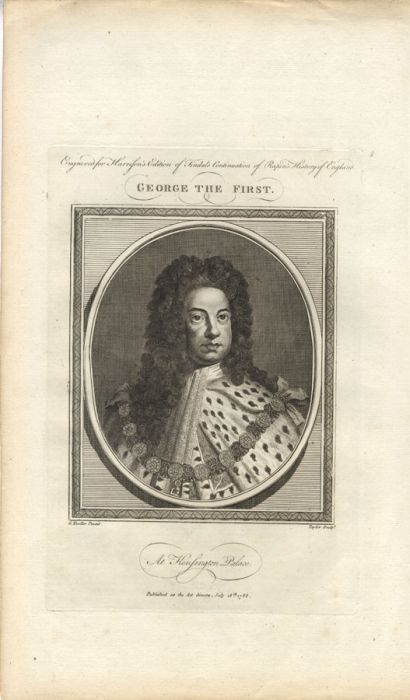 John Goldar (1729-1795) - 1788 Engraving, George the First