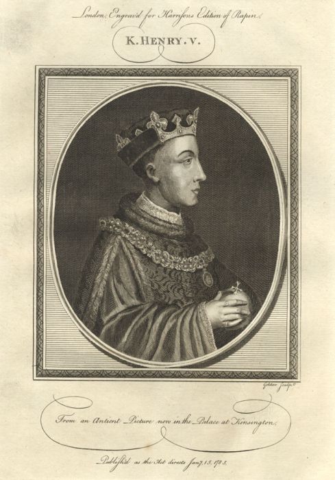 John Goldar (1729-1795) - 1785 Engraving, King Henry V
