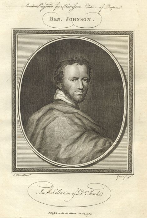 John Goldar (1729-1795) - 1785 Engraving, Ben Johnson