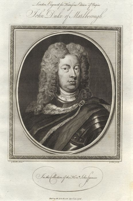 John Goldar (1729-1795) - 1786 Engraving, John Duke of Marlborough