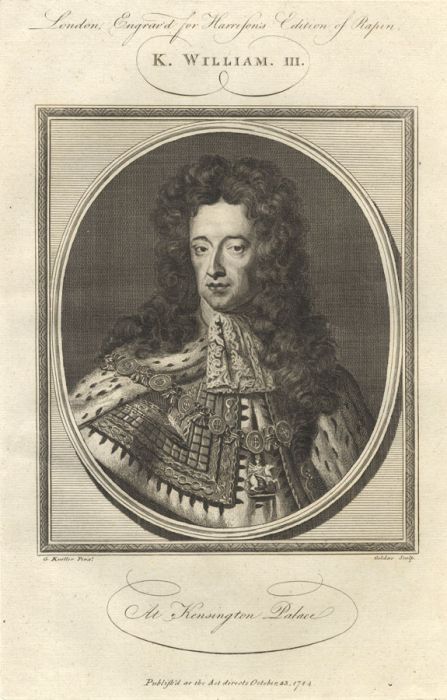 John Goldar (1729-1795) - 1784 Engraving, King William III