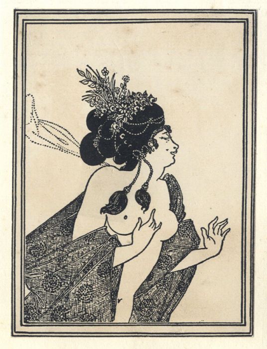 Aubrey Beardsley (1872-1898) - Late 19th Century Lithograph, Pollitt's Bookplate