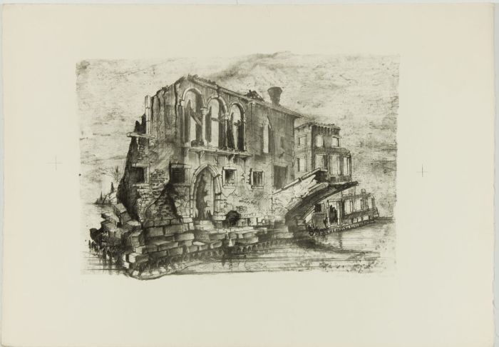 Ludovico De Luigi (b.1933) - Signed 1970 Chromolithograph, De Pisis 3000
