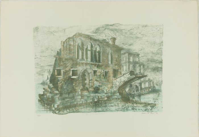 Ludovico De Luigi (b.1933) - Signed 1970 Chromolithograph, De Pisis