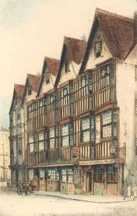 Edward Sharland (1884-1967) - Early 20th Century Etching, Bristol Scene