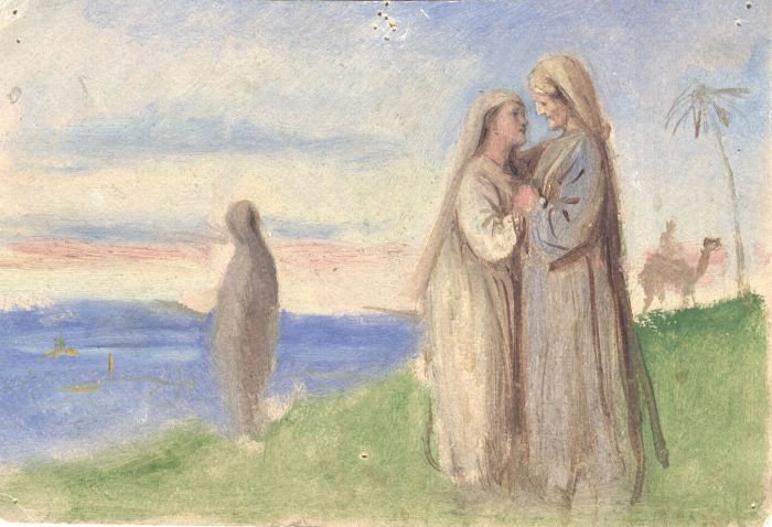 Joseph Clark - Late 19th Century Oil, By the Sea