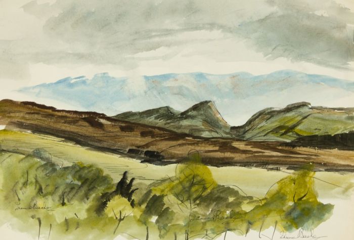 Irene Bache (1901-1999) - Signed 20th Century Watercolour, Entrepierres Valley