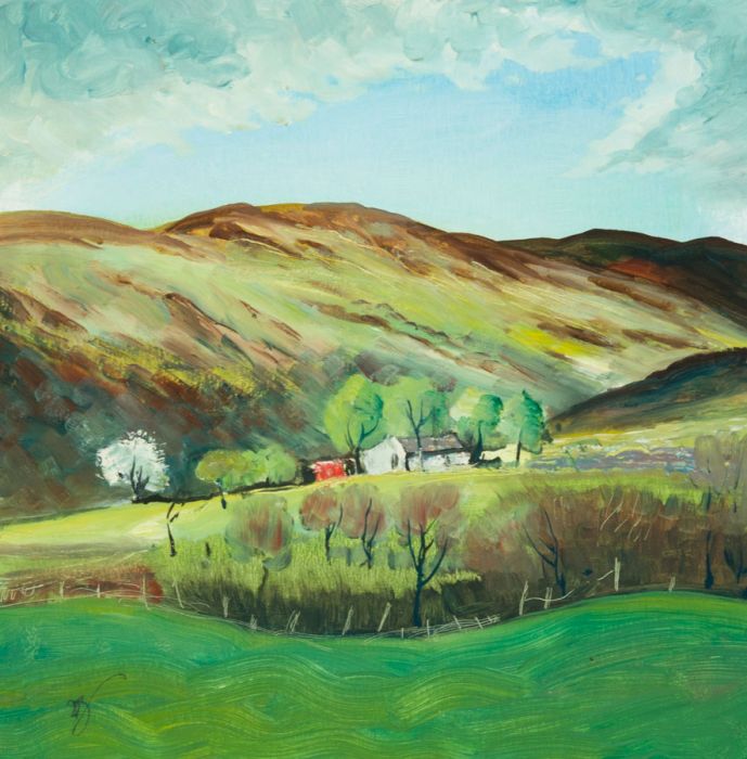 Irene Bache (1901-1999) - 20th Century Oil, Scotland in Spring