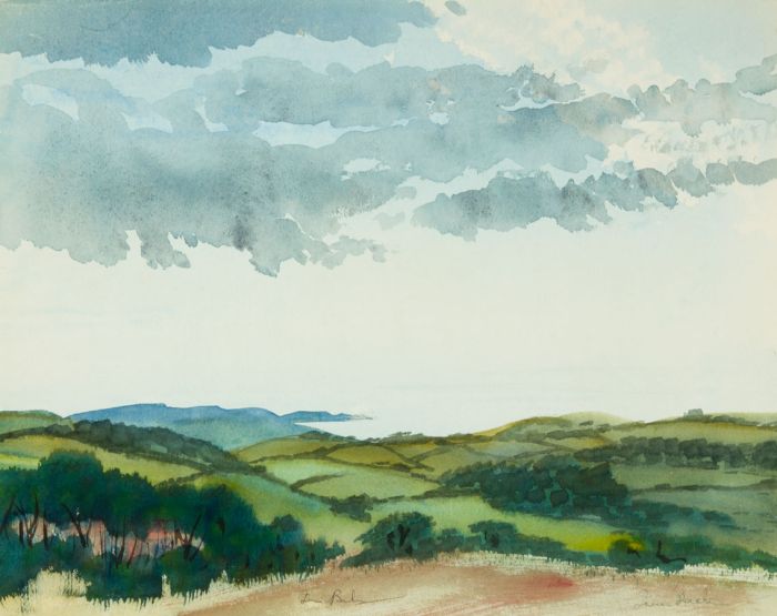Irene Bache (1901-1999) - Signed 20th Century Watercolour, Coastal Landscape
