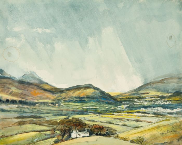 Irene Bache (1901-1999) - Signed 1973 Mixed Media, Latrigg