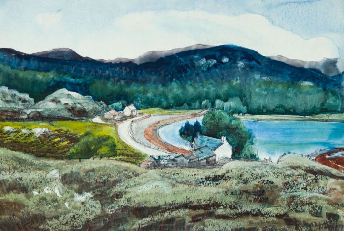 Irene Bache (1901-1999) - 20th Century Mixed Media, Sutherland