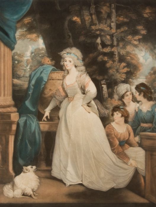 William Dickinson - Large 1795 Mezzotint, Duchess of York