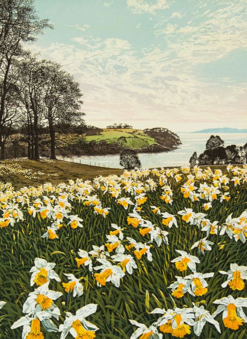 Graham Evernden (b.1947) - Signed Contemporary Aquatint, Trelissick