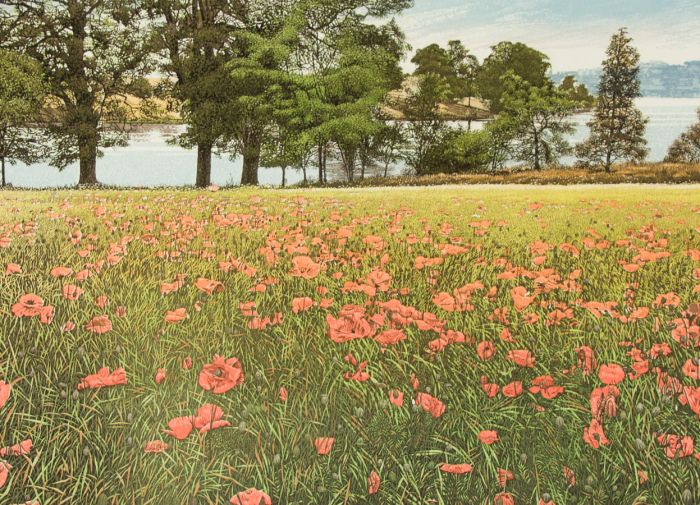 Graham Evernden (b.1947) - Signed Contemporary Aquatint, Summer Meadows