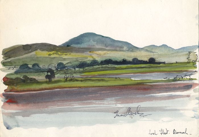 Irene Bache (1901-1999) - Signed 20th Century Watercolour, Loch Fleet