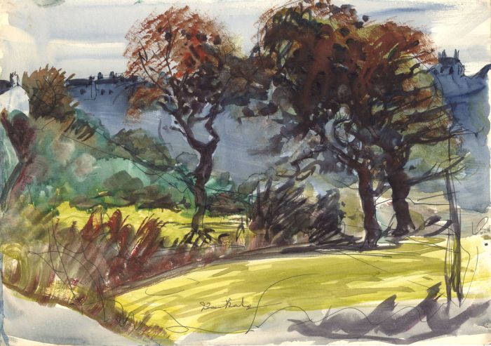 Irene Bache (1901-1999) - Signed 20th Century Watercolour, Derwent Landscape