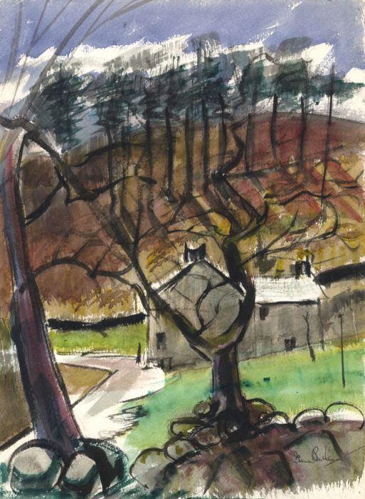 Irene Bache (1901-1999) - 20th Century Watercolour, Cottage in the Lake District