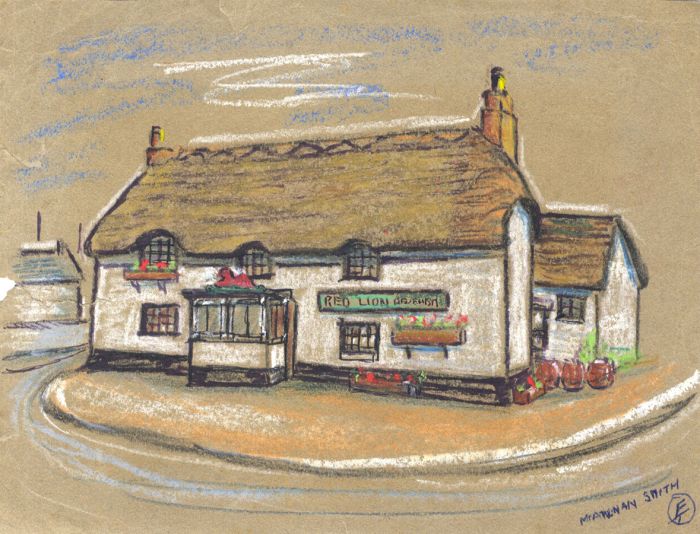 E.T. - Set of Four Mid 20th Century Mixed Media, Cornish Pubs