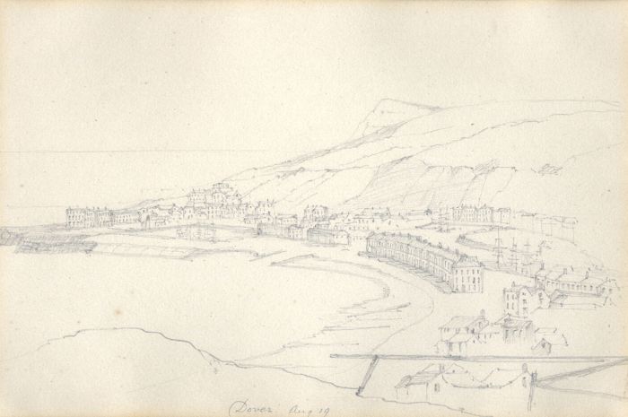 Attributed to Paul Sandby-Munn - Early 19th Century Graphite Drawing, Dover