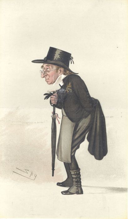 Spy - Set of 4 Late 19th Century Chromolithographs, Vanity Fair Cartoons