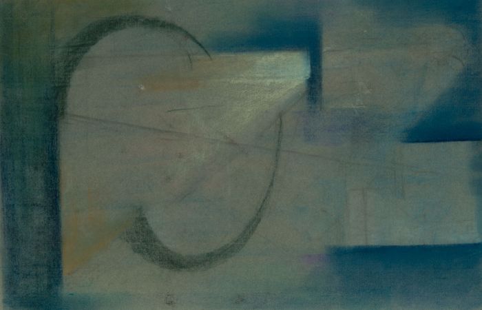 Pair of Mid 20th Century Pastels - Abstract Compositions