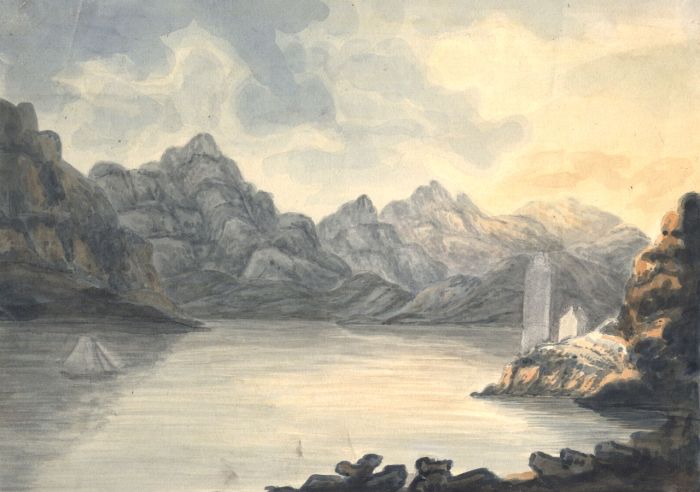 English School Early 19th Century Watercolour - Coastal Landscape
