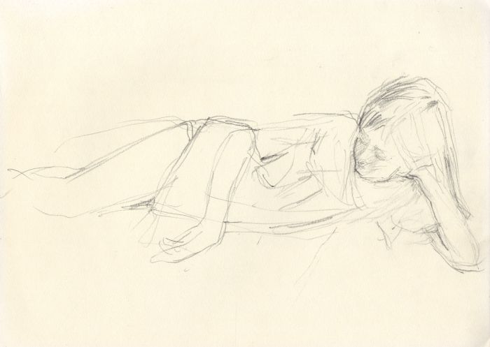 Maurice Feild (1905-1988) - 1970s Graphite Drawing, Study of a Young Girl