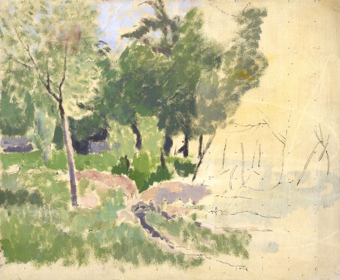 Maurice Feild (1905-1988) - 1970s Oil, Woodland Landscape
